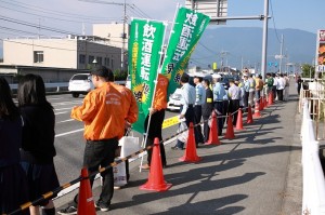 2014年9月22日山梨県アルプス通り沿い